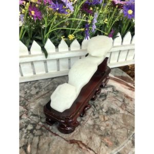 Gậy Như Ý Đá Bạch Ngọc