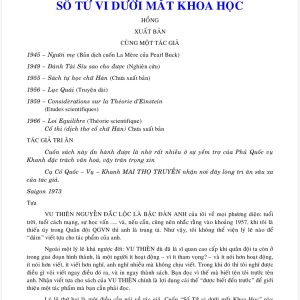 Tử Vi Dưới Mắt Khoa Học