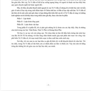 Alternative view of Tử Vi Đẩu Số Tân Biên