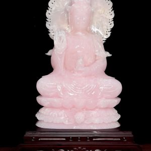 Phật Bà - Đá Thạch Anh Hồng